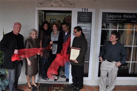 Laguna Beach Legal grand opening and ribbon cutting ceremony.