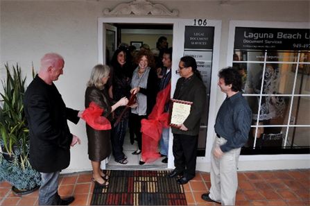 Laguna Beach Legal grand opening and ribbon cutting ceremony.