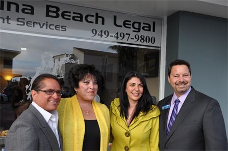 Sergio Prince (Pat Bates office), Connie Burlin, Ellie Ortiz and Allan Mansoor (Assemblyman)