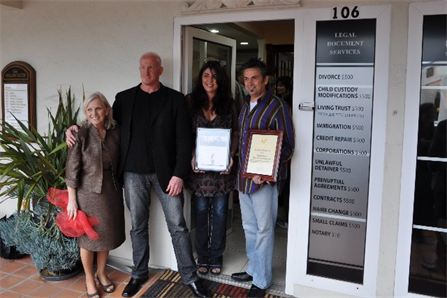 Laguna Beach Legal grand opening and ribbon cutting ceremony.