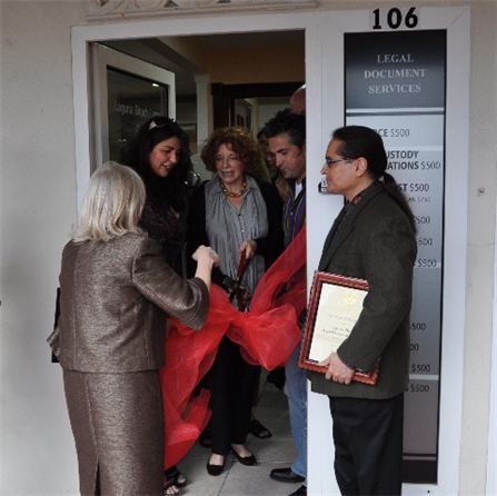 Laguna Beach Legal grand opening and ribbon cutting ceremony.