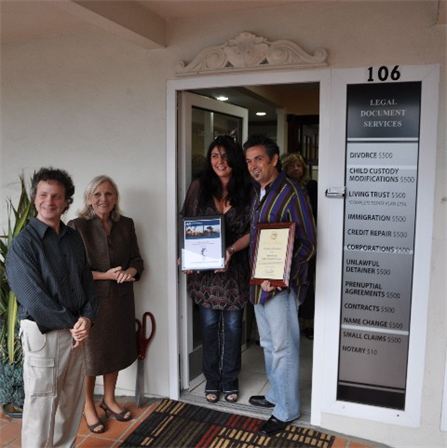 Laguna Beach Legal grand opening and ribbon cutting ceremony.